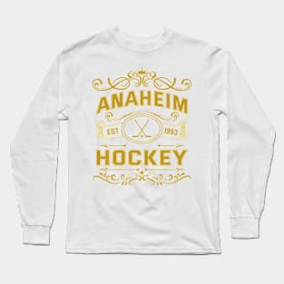 Vintage Anaheim Hockey Long Sleeve T-Shirt